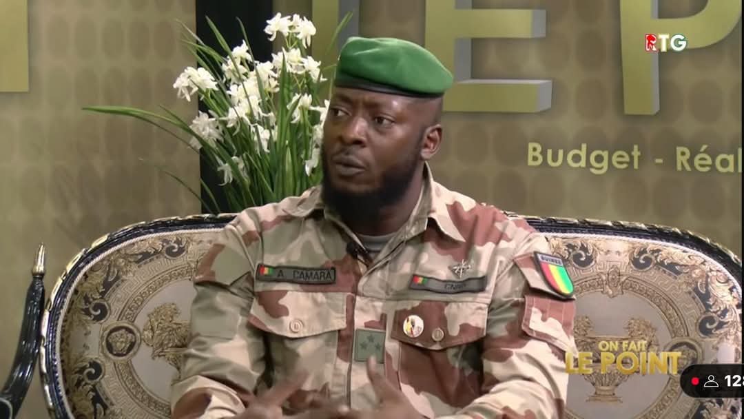 Le Général Amara Camara sur les effectifs et le budget de la Présidence en 2024