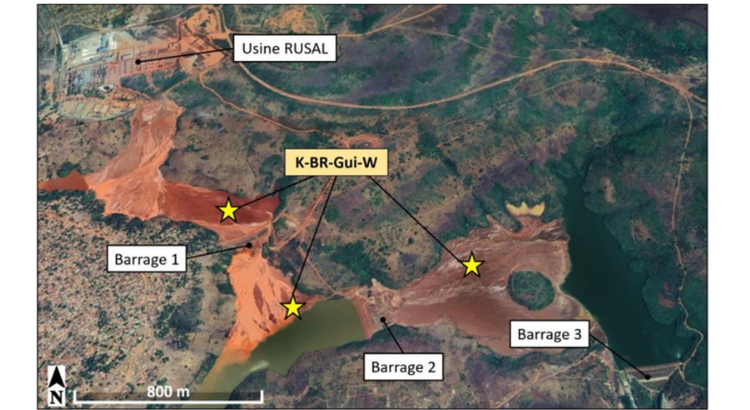 Fria, un PASSIF MINIER empoisonné par son site de déposition des résidus de bauxite.